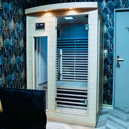Apartament Loveroom 50 Nuances De Bulles Jacuzzi Et Sauna Privatif Lens